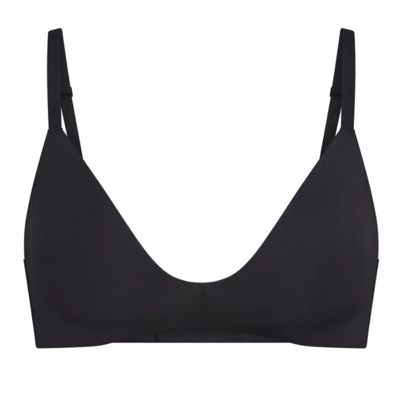 NEW Skims Black Onyx Wireless Lightly Lined Bra - Picture 10 of 11